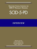 Structured Clinical Interview for DSM 5   Personality Disorders  SCID 5 PD 