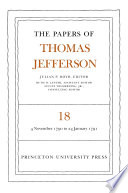 The Papers of Thomas Jefferson  Volume 18