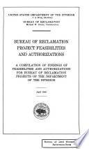 Bureau of Reclamation Project Feasibilities and Authorizations