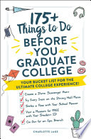 175  Things to Do Before You Graduate College Book PDF
