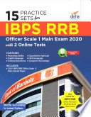 15 Practice Sets for IBPS RRB Officer Scale 1 Mains Exam with 2 Online Tests Book