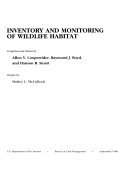 Inventory and Monitoring of Wildlife Habitat