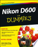 Nikon D600 For Dummies Book