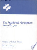 The Presidential Management Intern Program