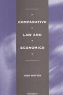 Comparative Law and Economics