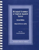 Bilingual Grammar of English Spanish Syntax