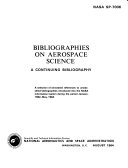 Bibliographies on Aerospace Science