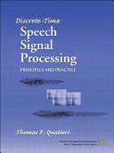 Discrete-Time Speech Signal Processing Pdf/ePub eBook