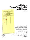 A Study of French Travel Habits and Patterns
