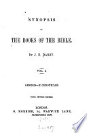 Synopsis of the Books of the Bible Book