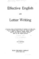 Effective English and Letter Writing