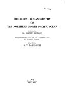 Biological Oceanography of the Northern North Pacific Ocean Book