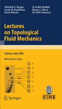 Lectures on Topological Fluid Mechanics Pdf/ePub eBook