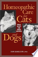 Homeopathic Care for Cats and Dogs Book