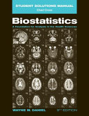 Biostatistics  Student Solutions Manual