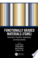 Functionally Graded Materials  FGMs  Book