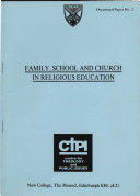 Family  School and Church in Religious Education