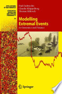 Modelling Extremal Events