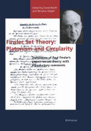Finsler Set Theory