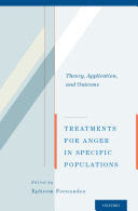 Treatments for Anger in Specific Populations