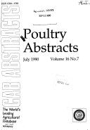 Poultry Abstracts