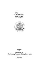 The Citizen as Taxpayer