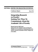 Integrating Research on Faculty