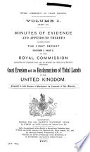 First   third  and Final   Report of the Royal Commission Appointed to Inquire Into and to Report on Certain Questions Affecting Coast Erosion  the Reclamation of Tidal Lands  and Afforestation in the United Kingdom    