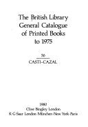 The British Library General Catalogue of Printed Books to 1975