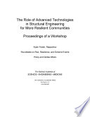 The Role of Advanced Technologies in Structural Engineering for More Resilient Communities