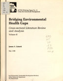 Bridging Environmental Health Gaps
