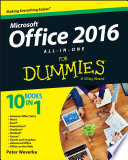 Office 2016 All-in-One For Dummies