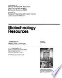 Biotechnology Resources Book