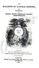 Magazine of Natural History and Journal of Zoology, Botany, Mineralogy, Geology and Meteorology