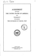 Agreement Between the United States of America and Turkey Concerning the Exchange of Parcel Post Book PDF