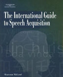 The International Guide to Speech Acquisition Book