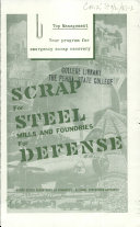Scrap for Steel Mills and Foundries for Defense
