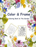 Color   Frame Coloring Book In The Garden