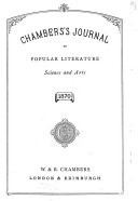 Chambers's Journal of Popular Literature, Science and Arts