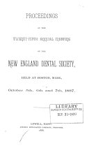 Proceedings of the New England Dental Society