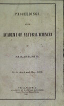 Proceedings of The Academy of Natural Sciences (No. 2 -- April and May, 1866) Pdf/ePub eBook