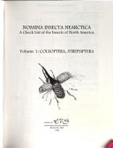 Nomina Insecta Nearctica: Coleoptera, Strepsiptera