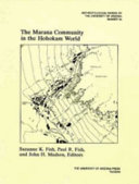 The Marana Community in the Hohokam World