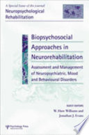 Biopsychosocial Approaches In Neurorehabilitation