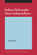 Indian Philosophy Since Independence