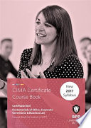 CIMA BA4 Fundamentals of Ethics  Corporate Governance and Business Law