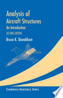Analysis of Aircraft Structures Book