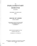 The Parliamentary Debates (Hansard).