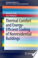 Thermal Comfort and Energy Efficient Cooling of Nonresidential Buildings