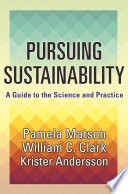 Pursuing Sustainability Book